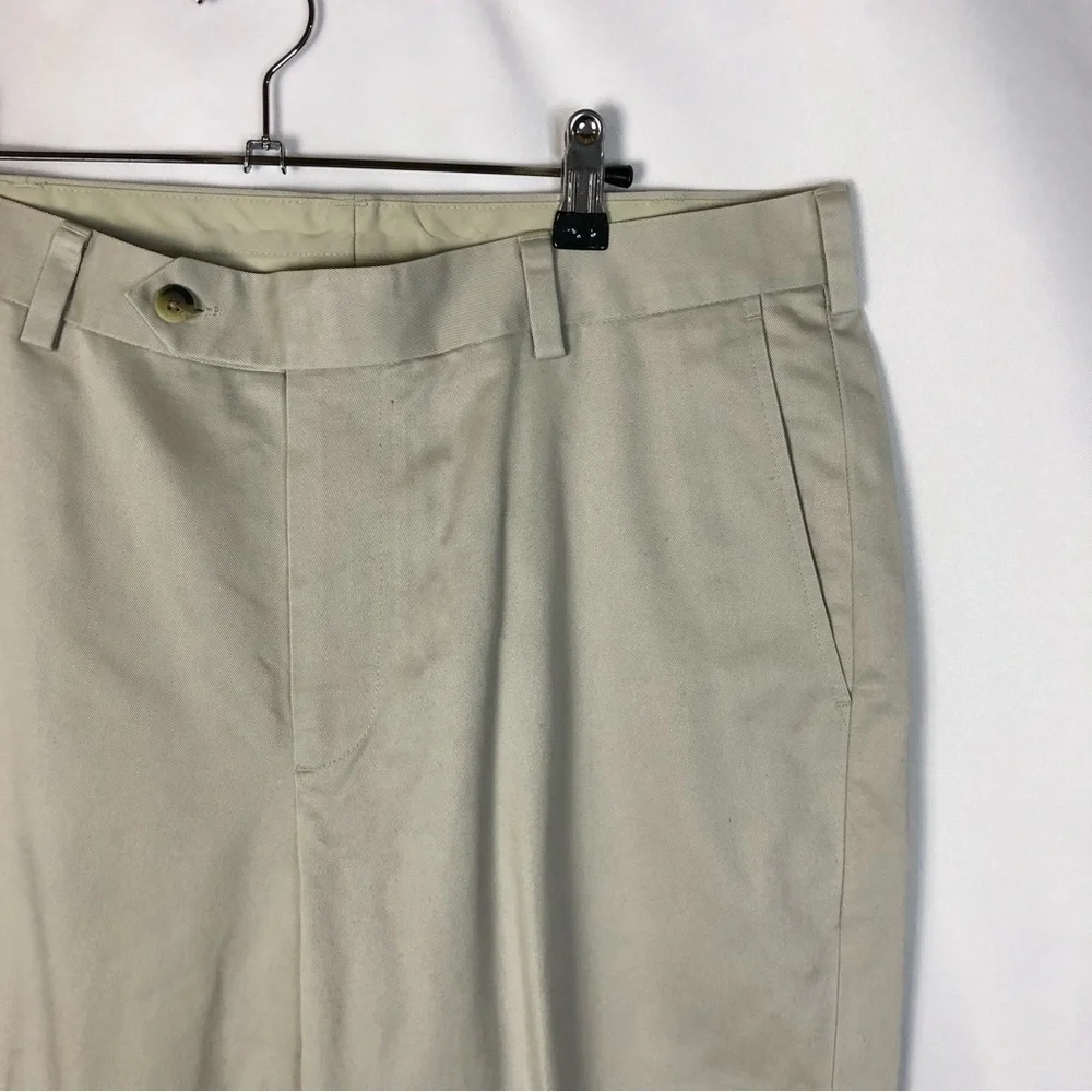 Jos A Bank Traveler's Collection Tailored‎ Fit Khaki Suit Pants 34 X 32